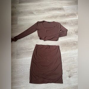 Naked Wardrobe Skirt Set